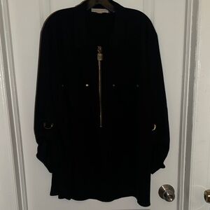 Michael Kors black dress with gold label